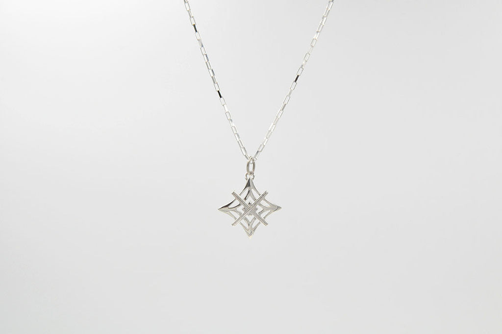 Silver Signature Necklace - Medium Symbol