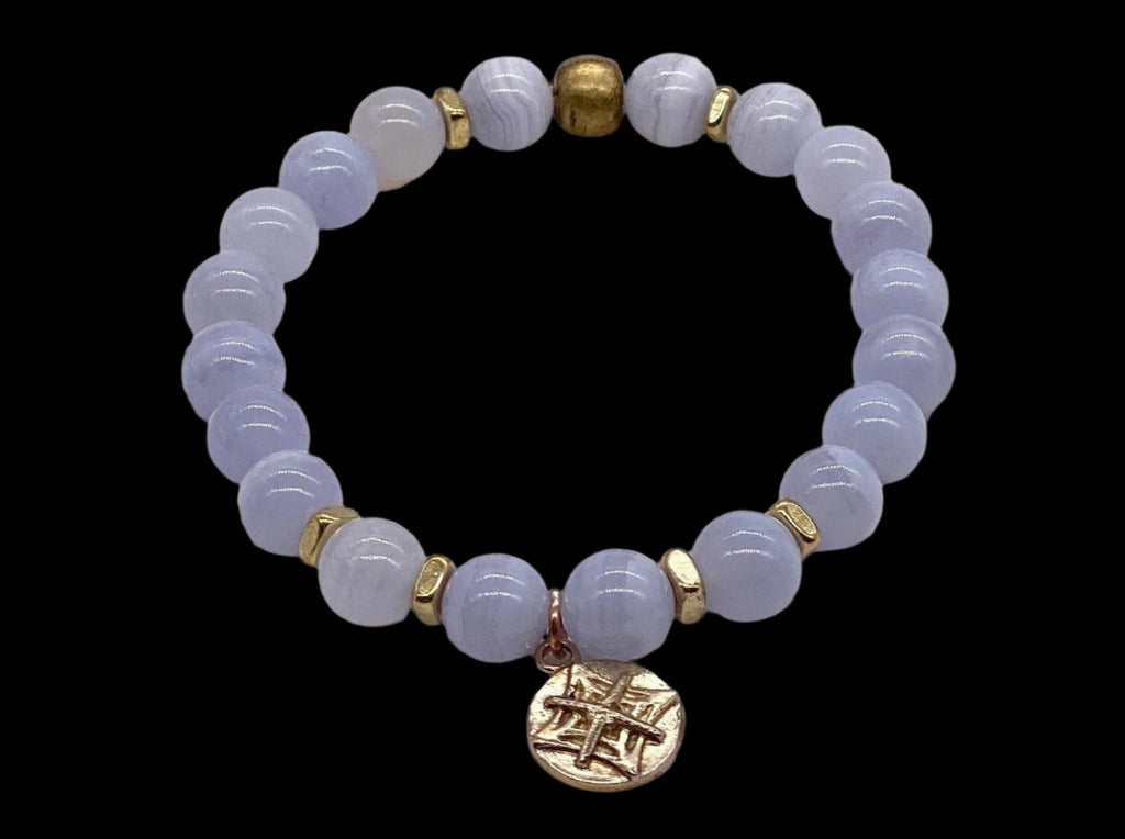 Blue Lace Agate Bracelet